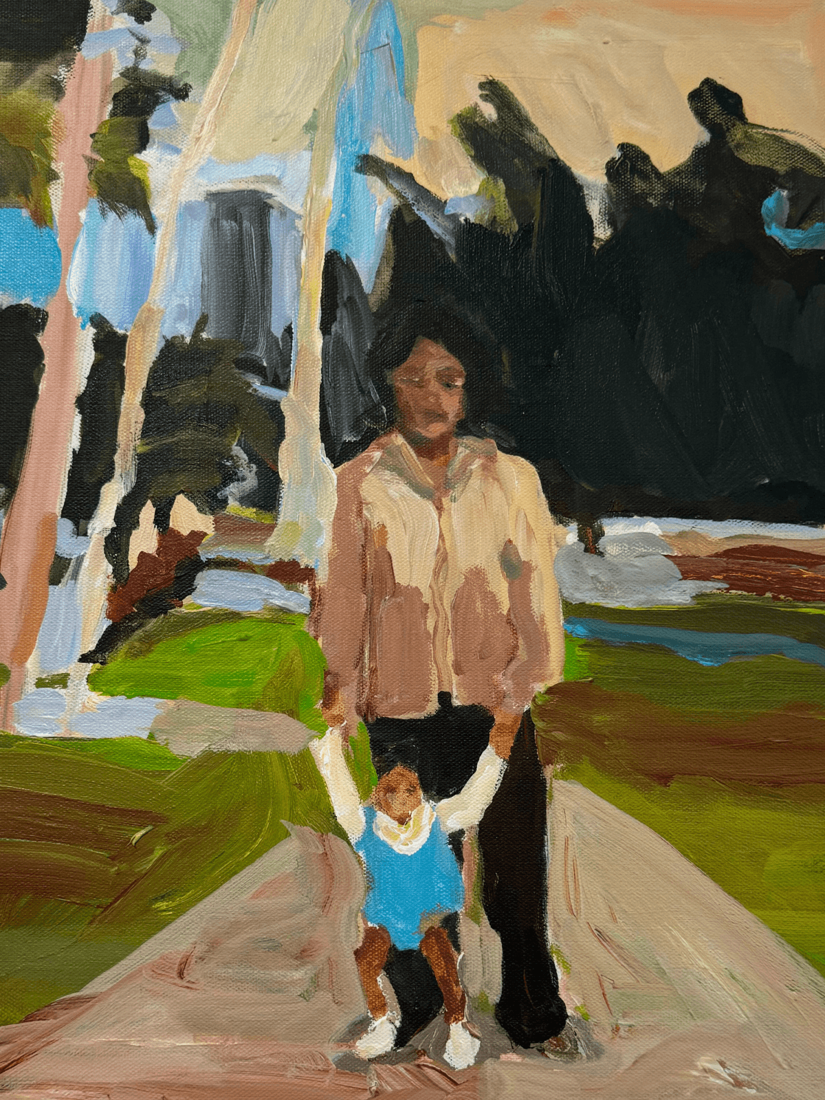 Baby Steps by Matilda - Mixed media - The GOLDEN State Exhibition at The 7 Space